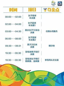 奥运会赛程表中国队夺金点（奥运会中国队夺金情况）